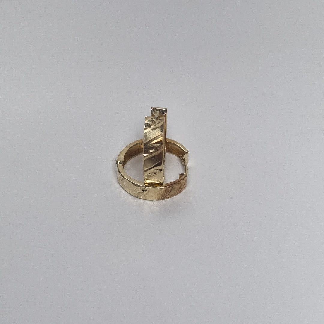 ARRACADAS PAR ORO 14 K 2.2 GRMS (SEMINUEVO)