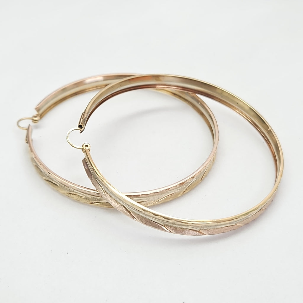 ARRACADAS PAR ORO 10 K 8.8 GRMS (SEMINUEVO)