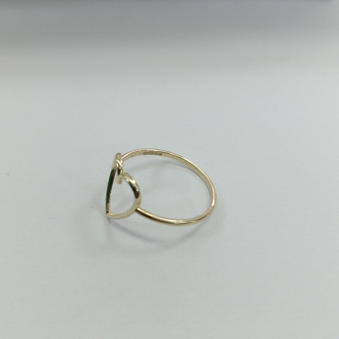 ANILLOS ANILLITO FIG CORAZON 10K TALLA 7 0.8 GR (NUEVO)