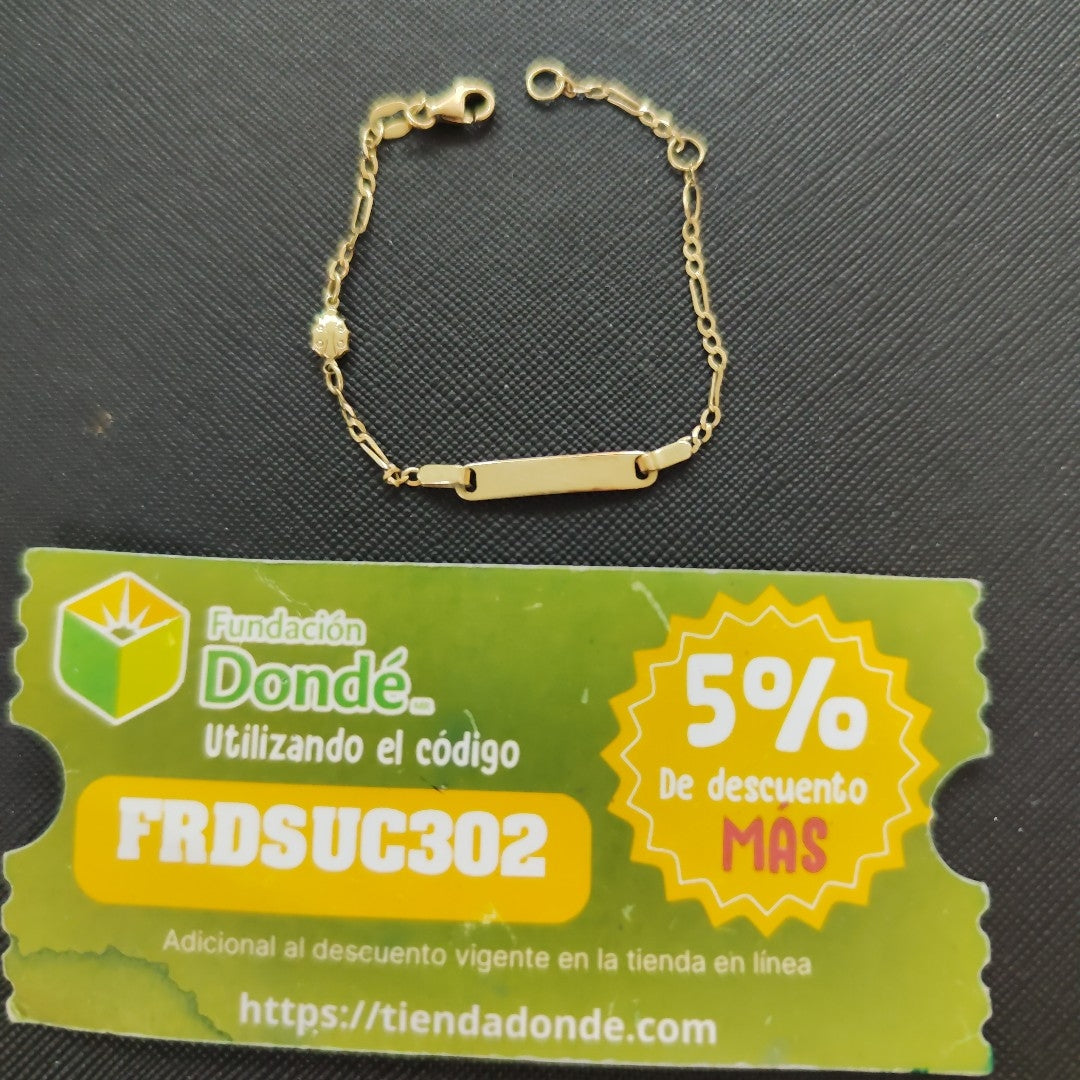ESCLAVA ORO 14 K 1.7 GRMS (SEMINUEVO)
