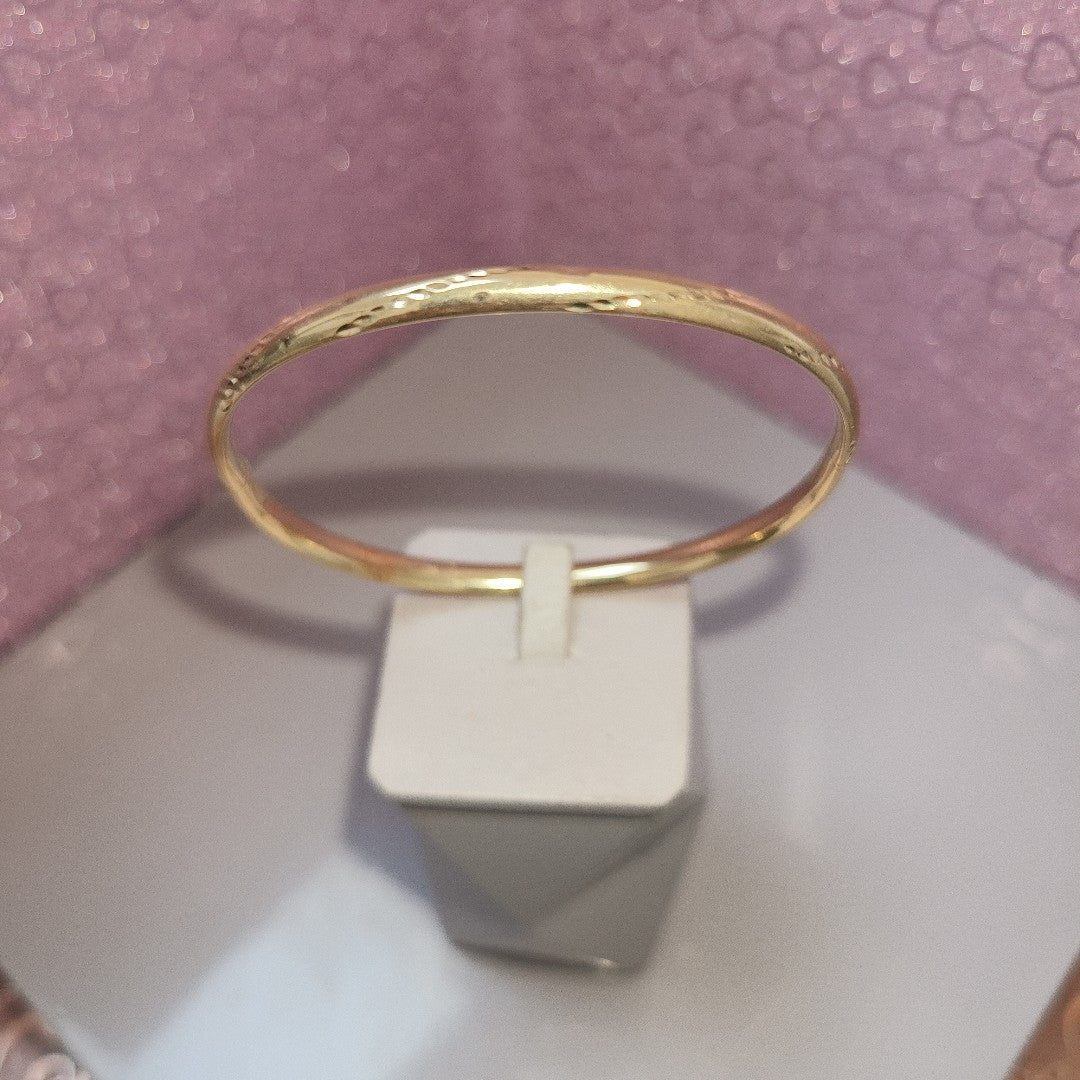 PULSERA RIGIDA ORO 14 K 5.3 GRMS (SEMINUEVO)