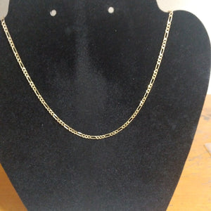 CADENA TEJIDO 3X1 5.2G 55 CM 14K (NUEVO)