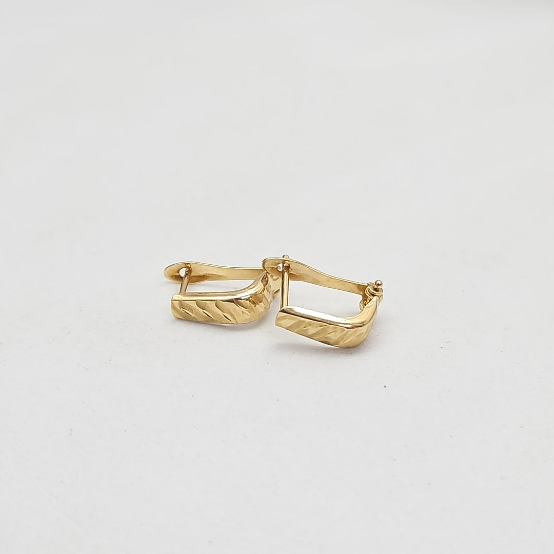 ARRACADAS PAR ORO 10 K 1.7 GRMS (SEMINUEVO)