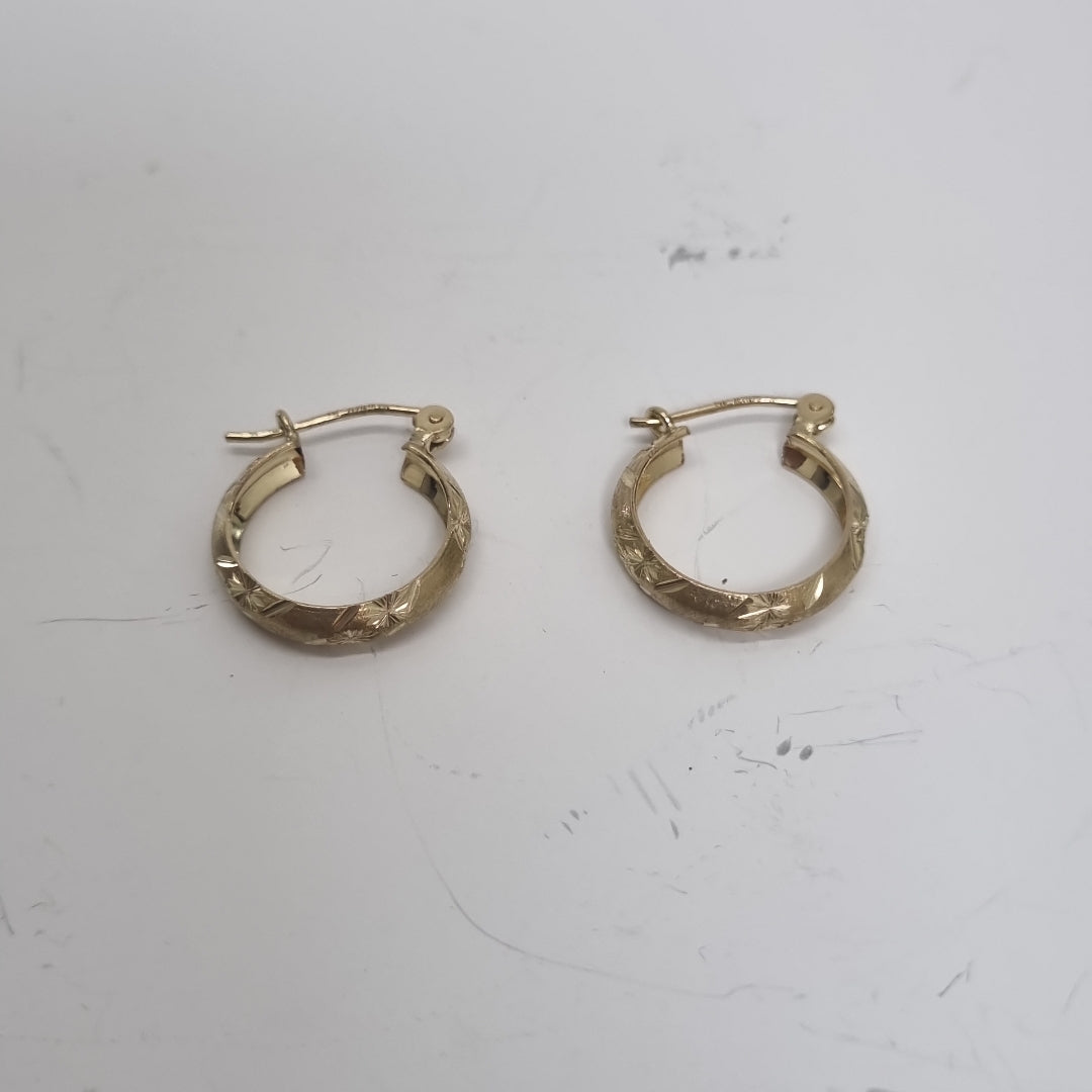 ARRACADAS PAR ORO 10 K 1,90 GRMS (SEMINUEVO)