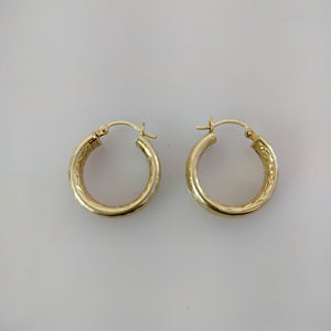 ARRACADAS PAR ORO 14 K 2.3 GRMS (SEMINUEVO)