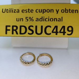 HUGGIES ORO 14K 1.3 (NUEVO)