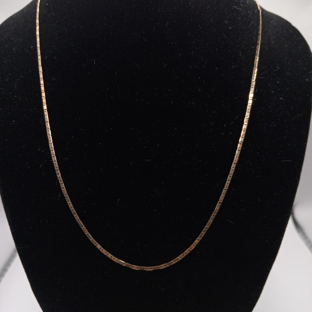 CADENA ORO COMBINADO 10 K 1,60 GRMS (SEMINUEVO)