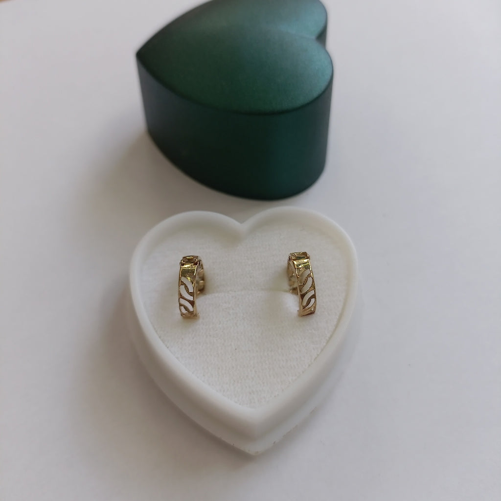 ARRACADAS PAR ORO 10 K 0.7 GRMS (SEMINUEVO)