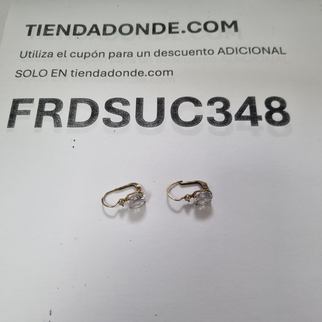 ARETES PAR ORO 8 K 2.4 GRMS (SEMINUEVO)