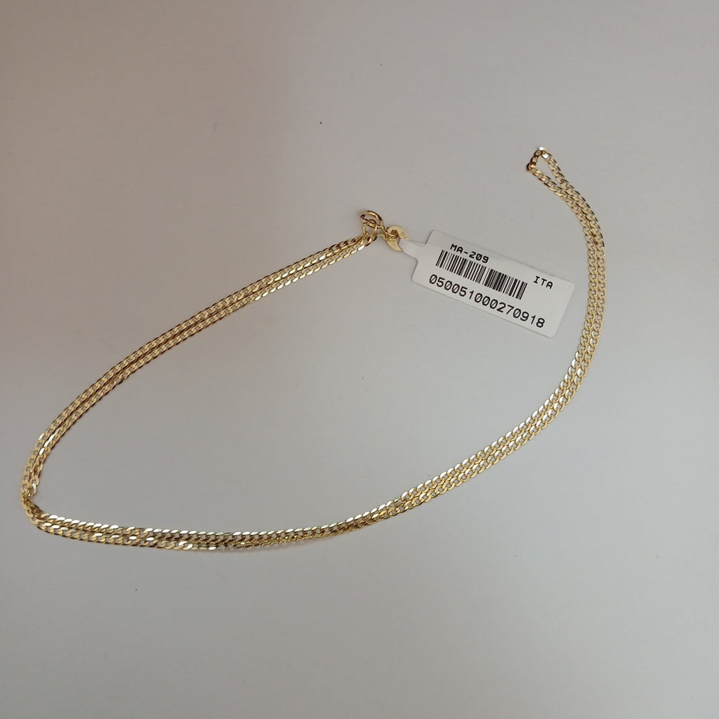 CADENAS BARBADA AMARILLA ORO 14K 2 (NUEVO)