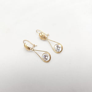 ARETES PAR ORO 10 K 2.4 GRMS (SEMINUEVO)