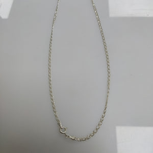 CADENA TEJIDO ESLABONES PLATA .925 55 CM 3.8 GR (NUEVO)