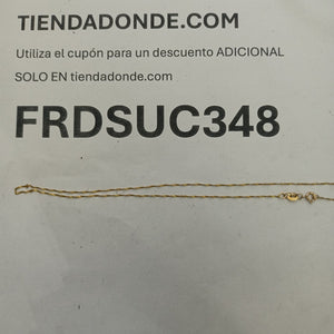 CADENA ORO 10 K 0,70 GRMS (SEMINUEVO)