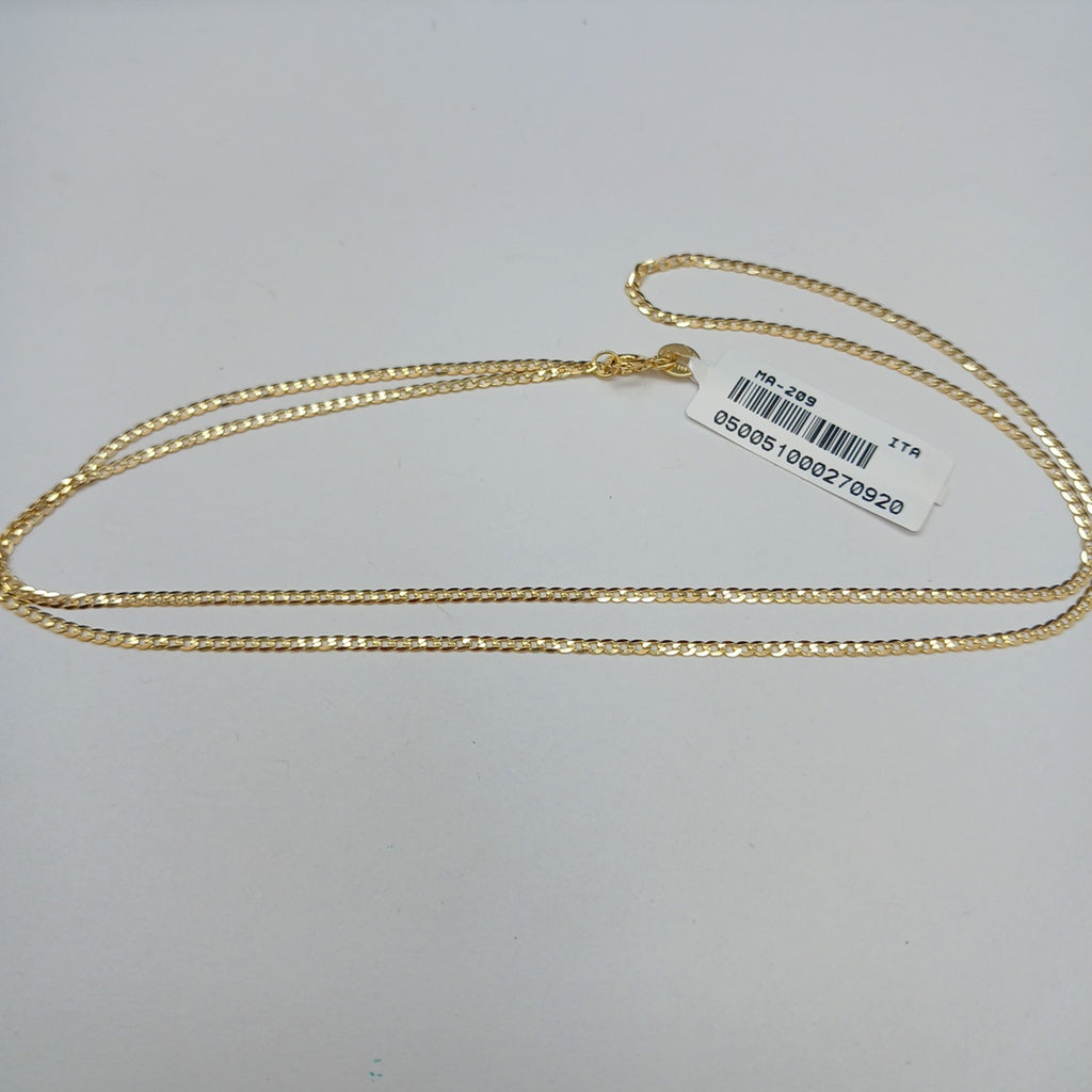 CADENAS BARBADA AMARILLA ORO 14K 2.2 (NUEVO)