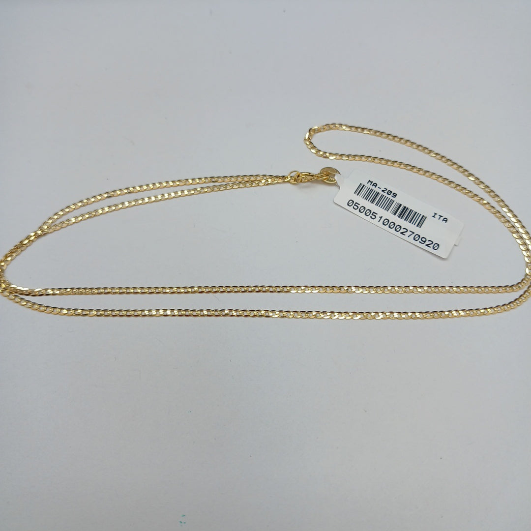 CADENAS BARBADA AMARILLA ORO 14K 2.2 (NUEVO)