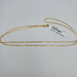CADENAS BARBADA AMARILLA ORO 14K 2.2 (NUEVO)