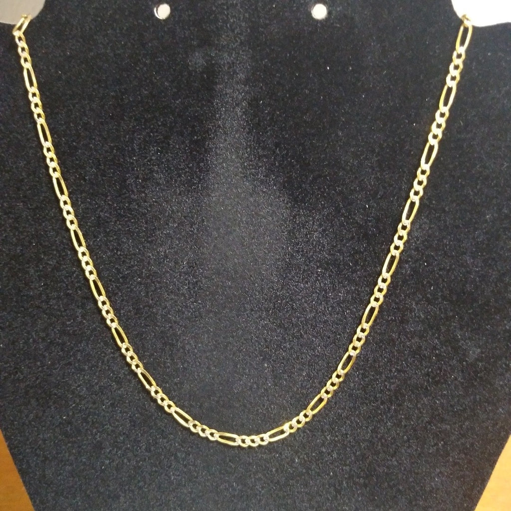 CADENA TEJIDO 3X1 8.3G 55 CM 14K (NUEVO)