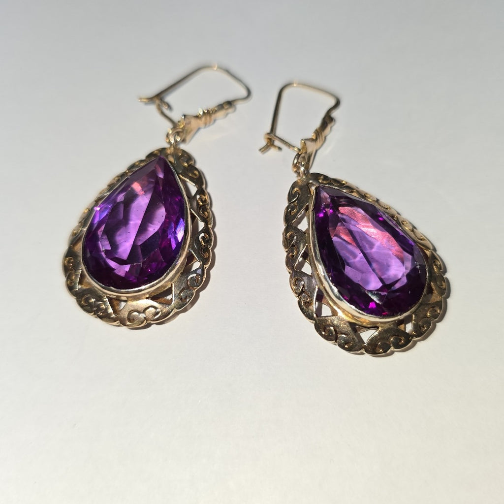 ARETES PAR ORO 8 K 13,90 GRMS (SEMINUEVO)