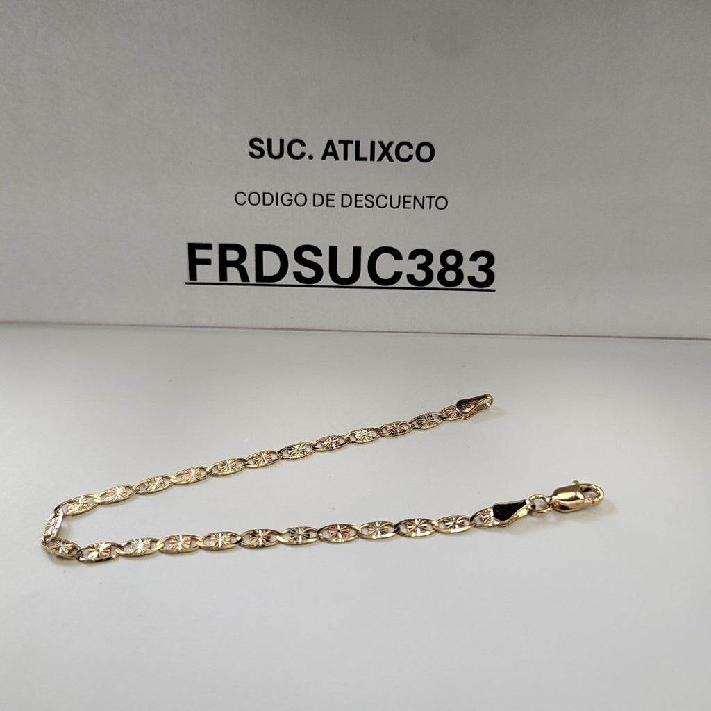 PULSERA GUCHI 14K 18 CM 3.1 GR (NUEVO)