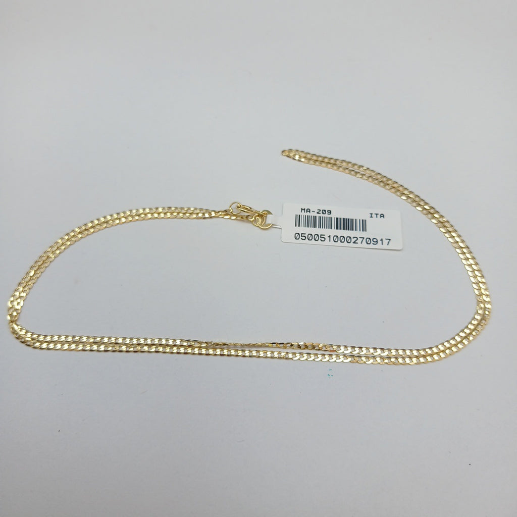 CADENAS BARBADA AMARILLA ORO 14K 2 (NUEVO)