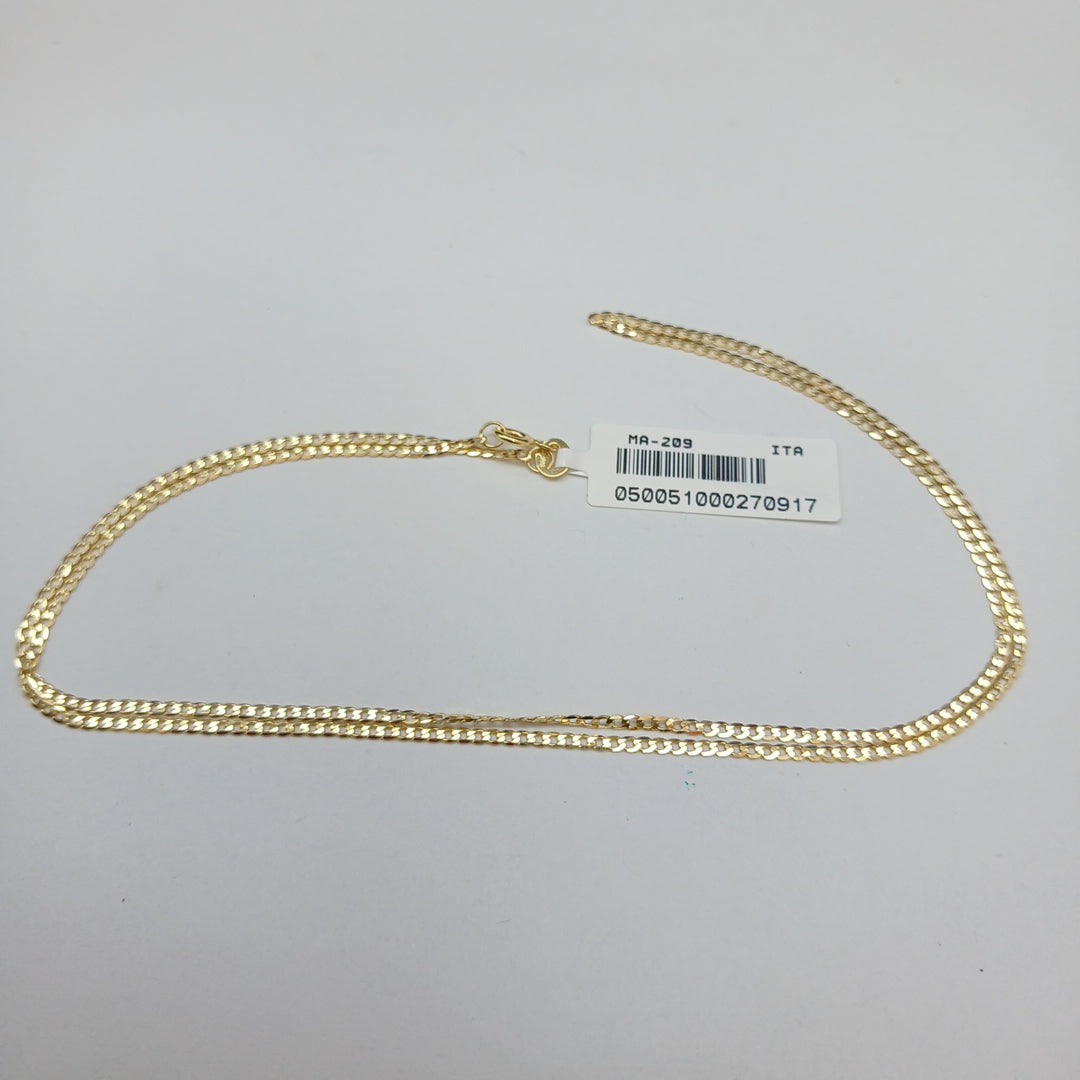 CADENAS BARBADA AMARILLA ORO 14K 2 (NUEVO)