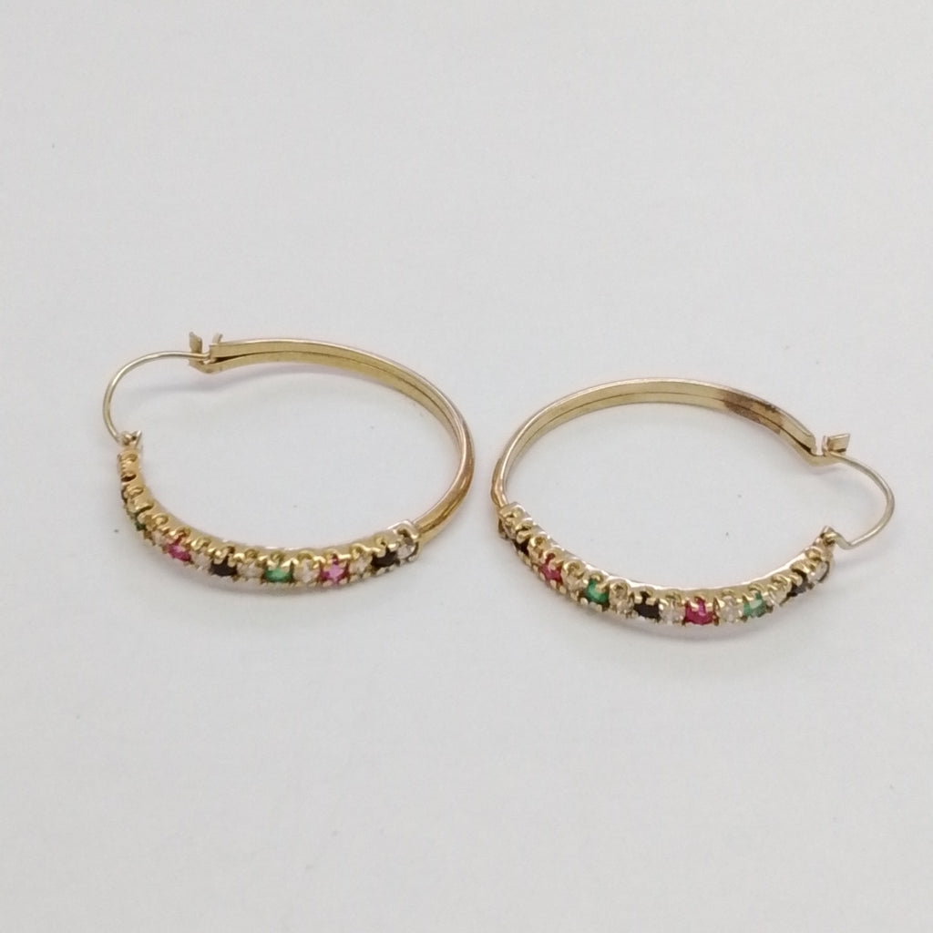 ARETES PAR ORO 8 K 3.8 GRMS (SEMINUEVO)