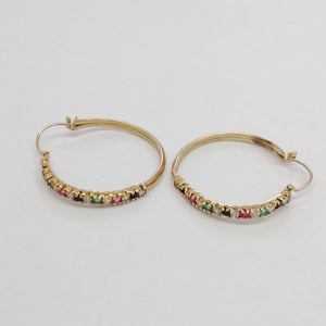 ARETES PAR ORO 8 K 3.8 GRMS (SEMINUEVO)