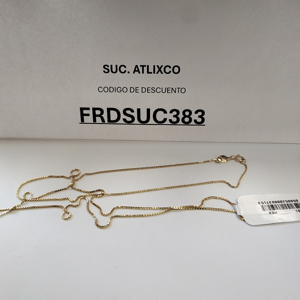 CADENA VENECIANO 14K 60 CM 2.7 GR (NUEVO)