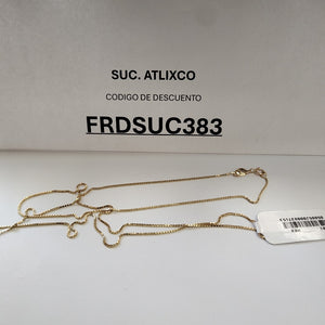 CADENA VENECIANO 14K 60 CM 2.7 GR (NUEVO)