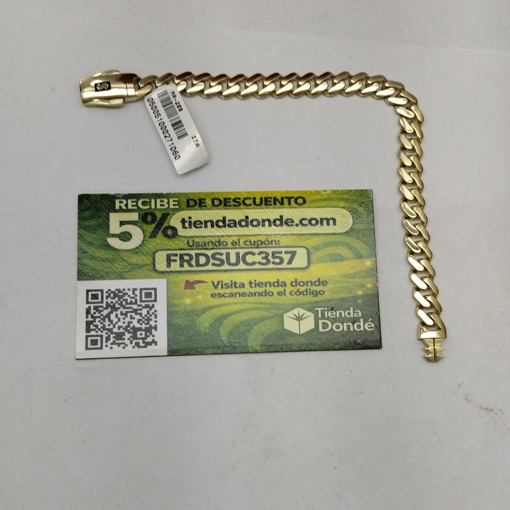 PULSERA MONACO ORO 14K 9.7 (NUEVO)
