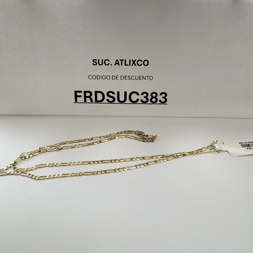 CADENA 3X1 14K 50 CM 4.4 GR (NUEVO)