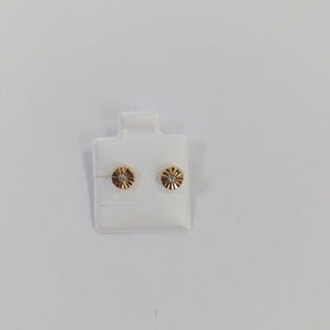 BROQUELES BROQUEL FIG BOTON C CIRCONIA 14K 0.2916 GR (NUEVO)