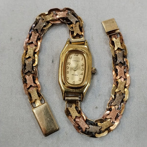 RELOJ CAJA ACERO PULSO ORO ORO 10 K 14,70 GRMS (SEMINUEVO)
