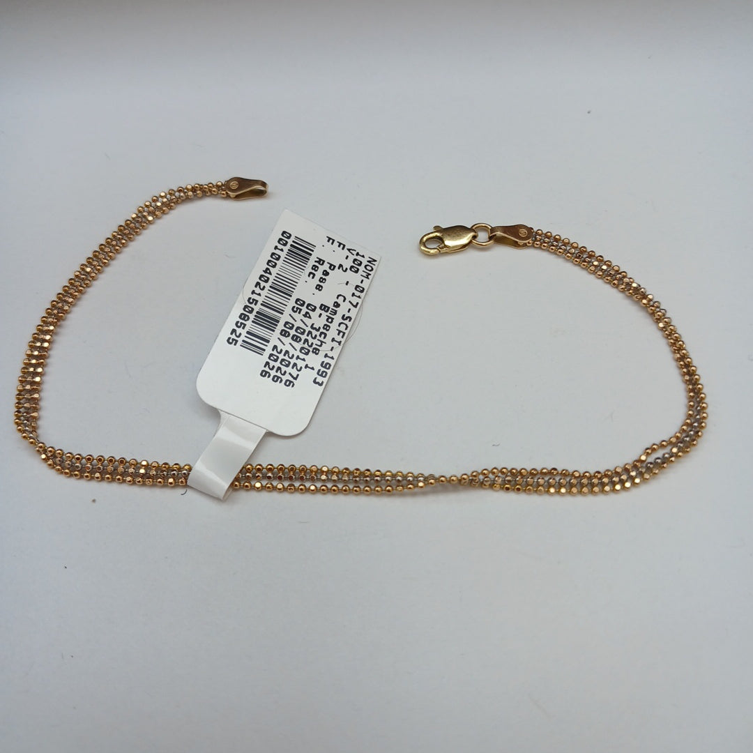 PULSERA ORO 14 K 2,50 GRMS (SEMINUEVO)