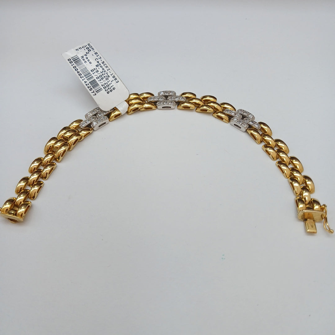PULSERA ORO,ORO BLANCO 14 K 19,00 GRMS (SEMINUEVO)
