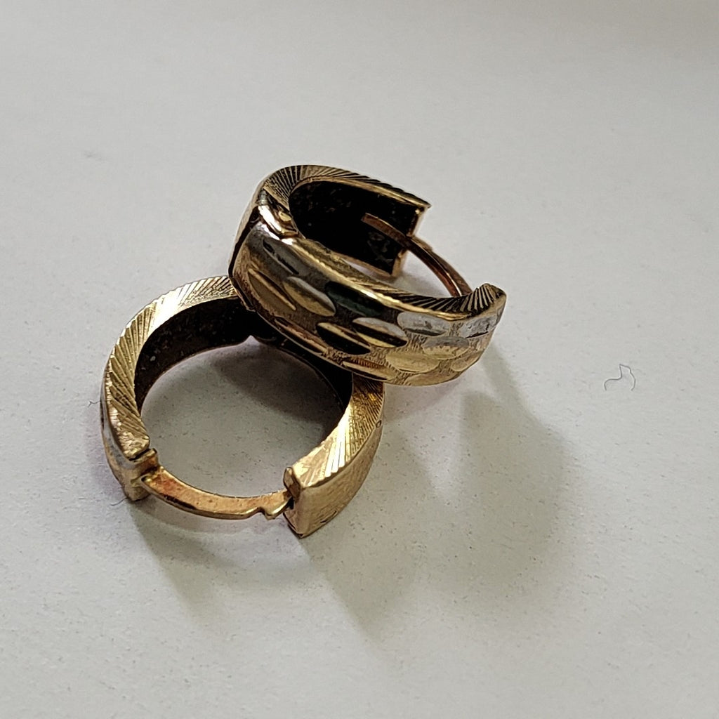 ARRACADAS PAR ORO 14 K 2,10 GRMS (SEMINUEVO)