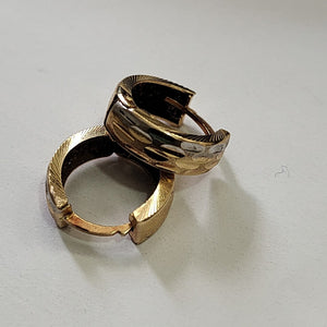 ARRACADAS PAR ORO 14 K 2,10 GRMS (SEMINUEVO)