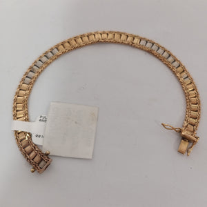 PULSERA ORO, ORO BLANCO 18 K 19.7 GRMS (SEMINUEVO)