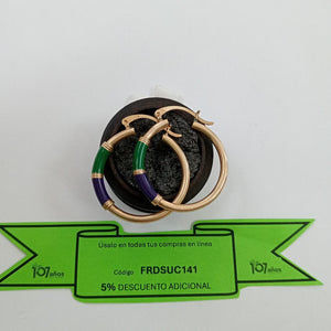 ARRACADAS PAR ORO 10 K 3.3 GRMS (SEMINUEVO)