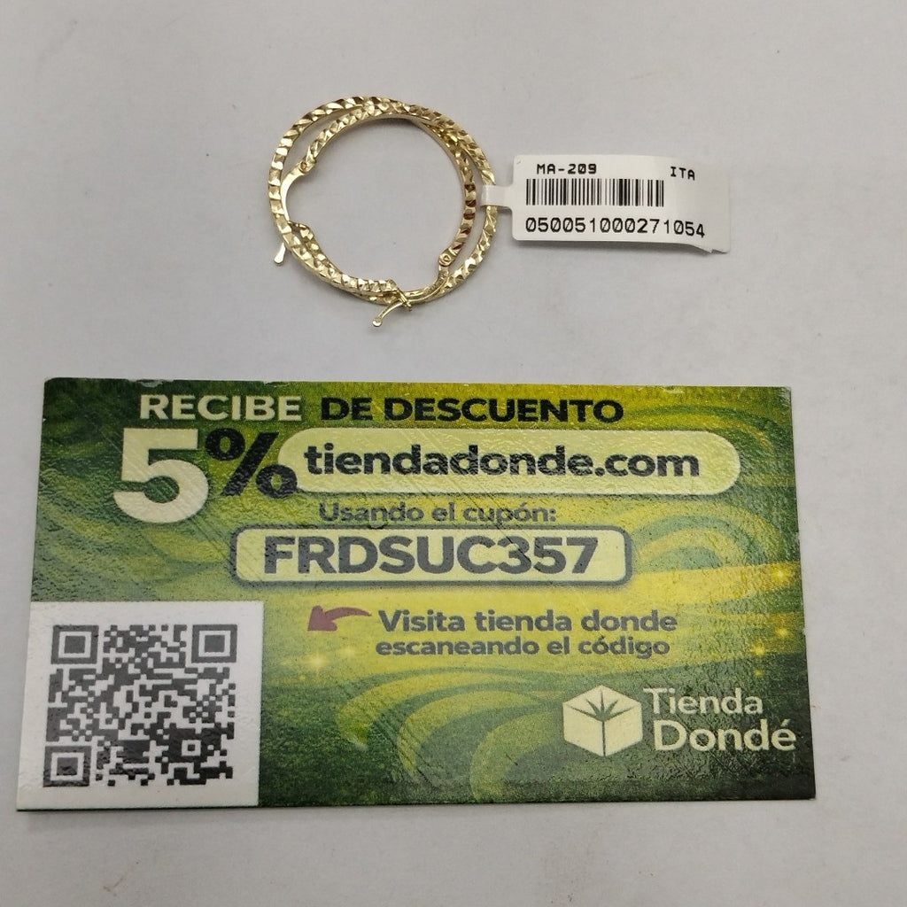 ARRACADAS ORO 14K 1.9 (NUEVO)