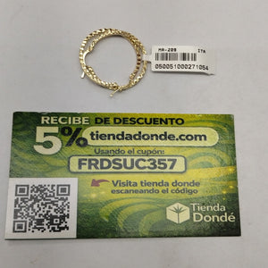 ARRACADAS ORO 14K 1.9 (NUEVO)