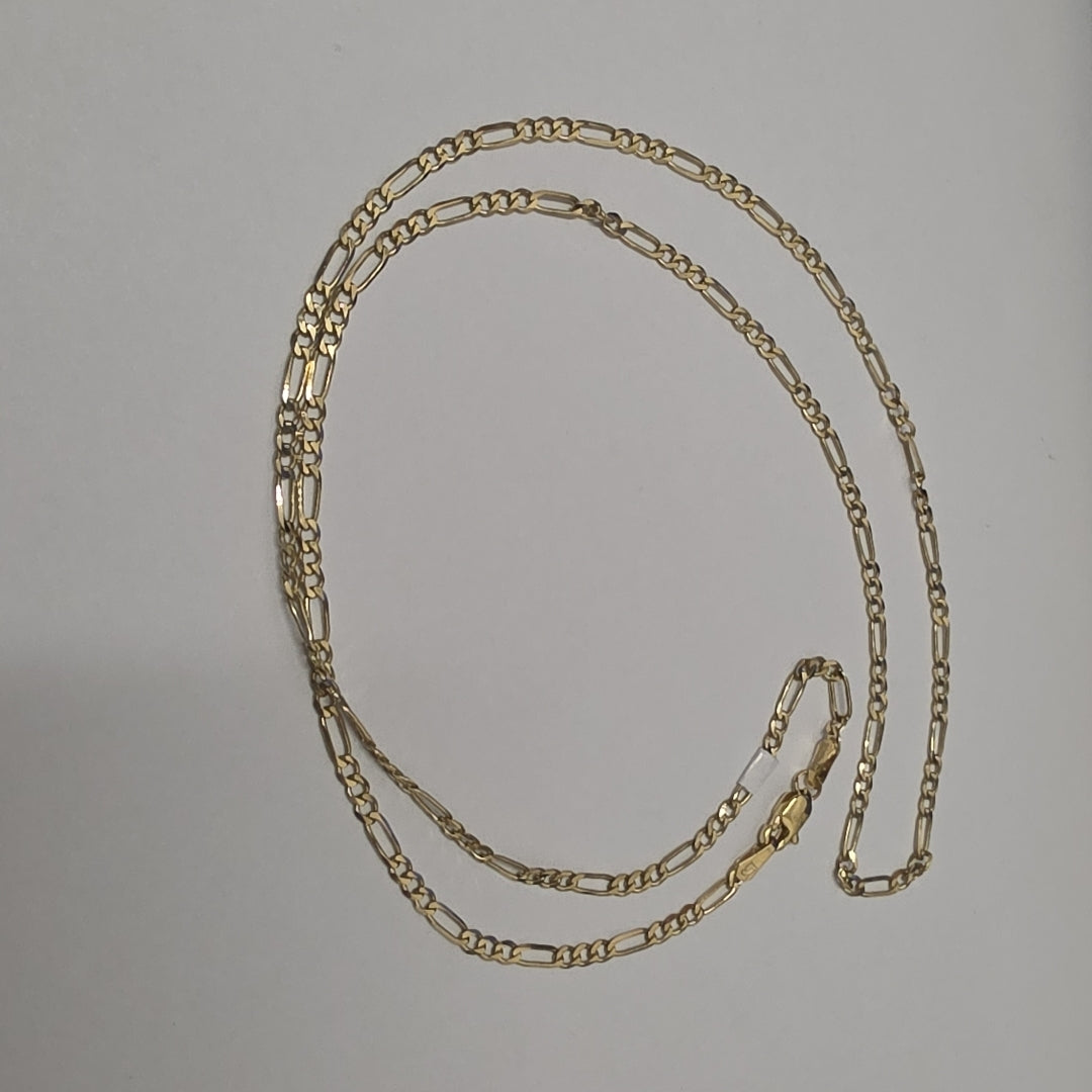 CADENA TEJIDO 3X1 14K 55 CM 5.3 GR (NUEVO)