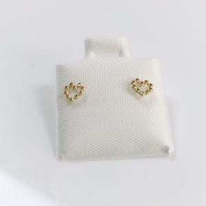BROQUELES BROQUEL FIG CORAZON 14K 0.23 GR (NUEVO)