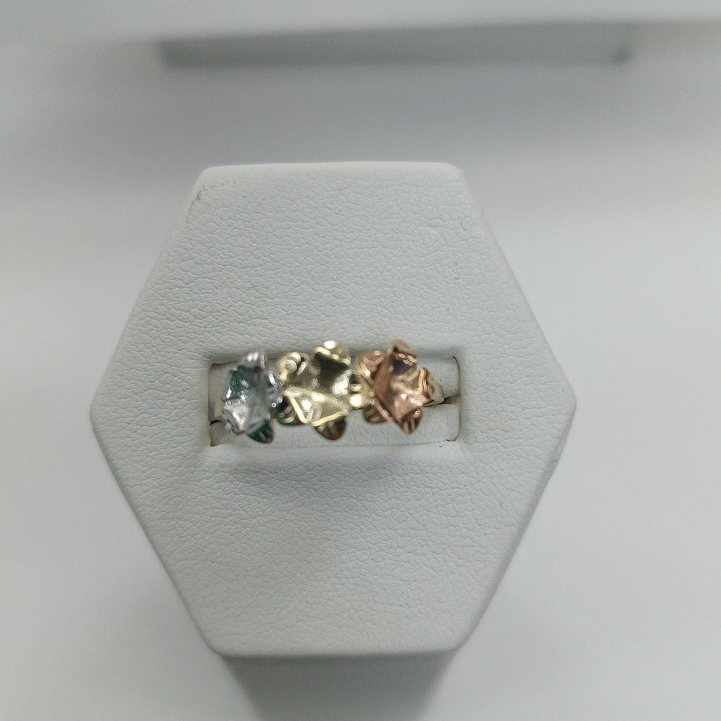 ANILLOS ANILLITO FIG FLORES 10K TALLA 9 1.3 GR (NUEVO)