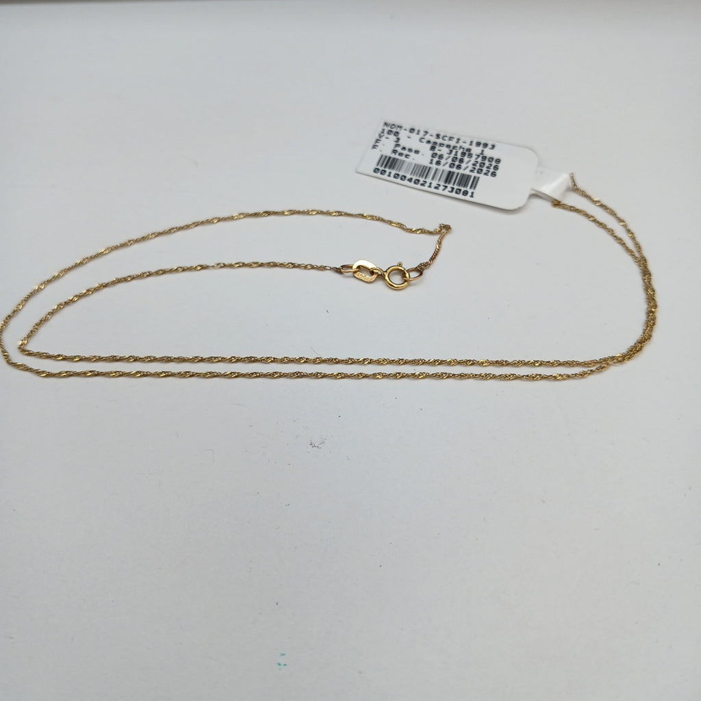 CADENA ORO 14 K 0.8 GRMS (SEMINUEVO)