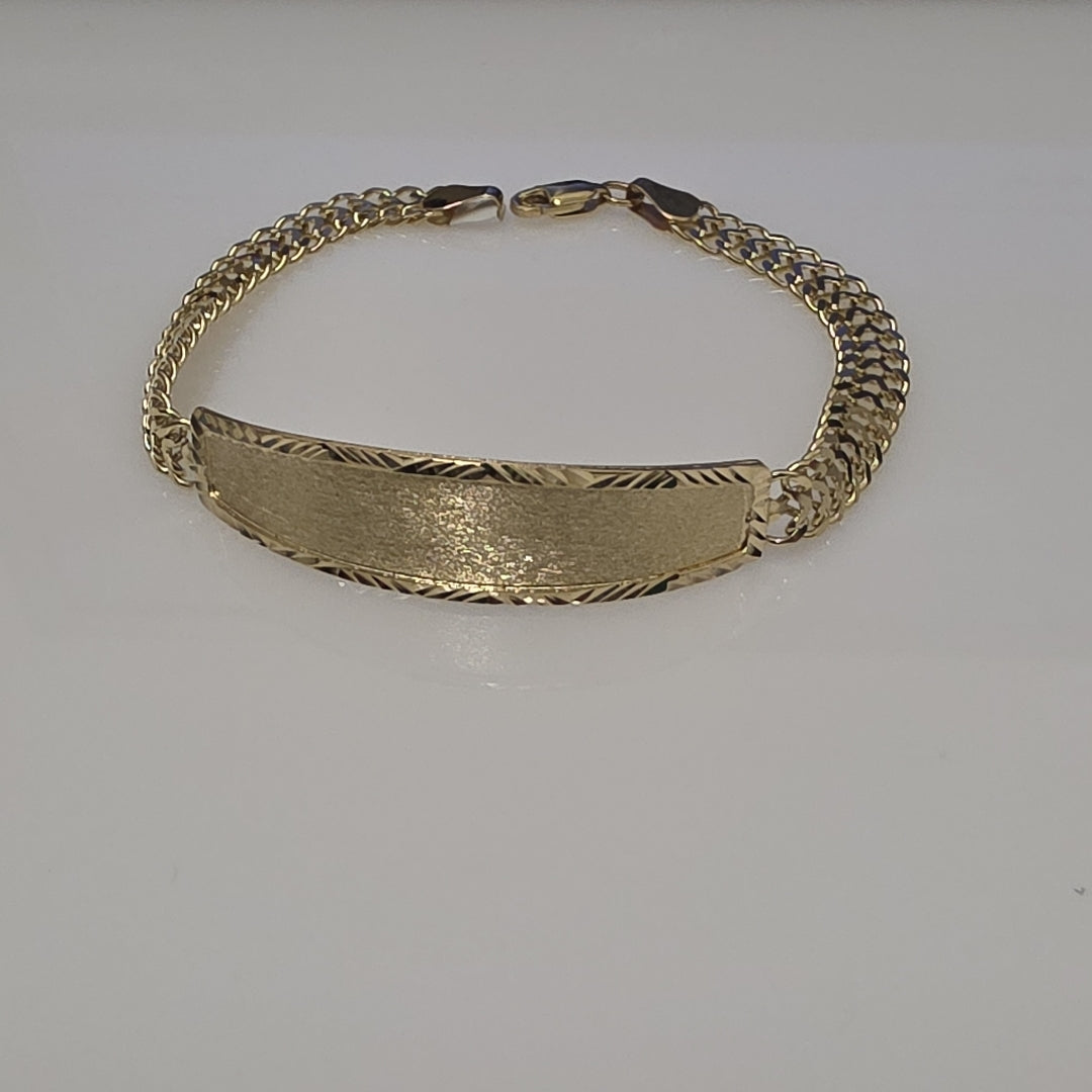 PULSERA ESCLAVA CHINO 14K 21 CM 9.9 GR (NUEVO)