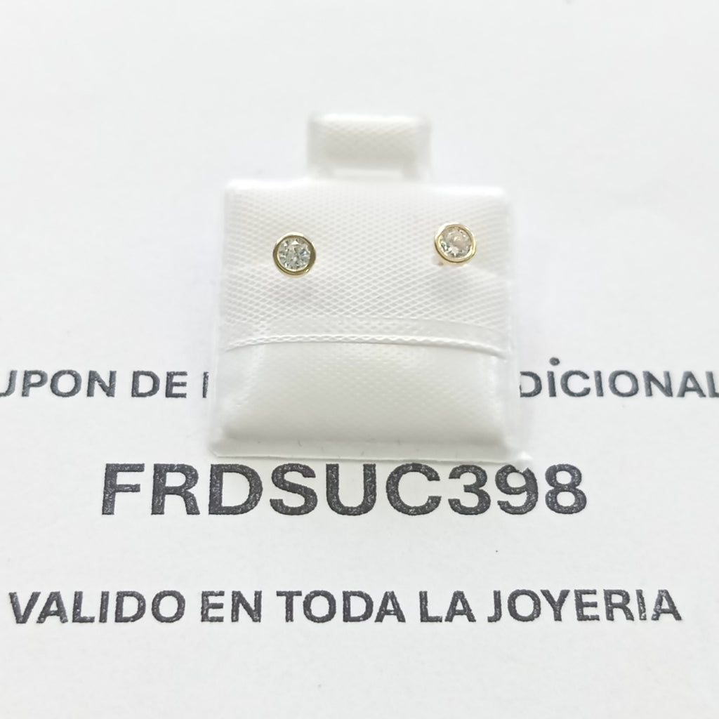 BROQUELES BROQUEL C CIRCONIA 14K 0.1501 GR (NUEVO)