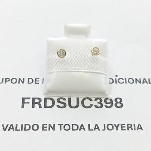 BROQUELES BROQUEL C CIRCONIA 14K 0.1501 GR (NUEVO)