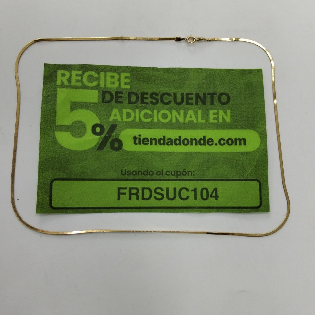GARGANTILLA ORO 14 K 2,50 GRMS (SEMINUEVO)