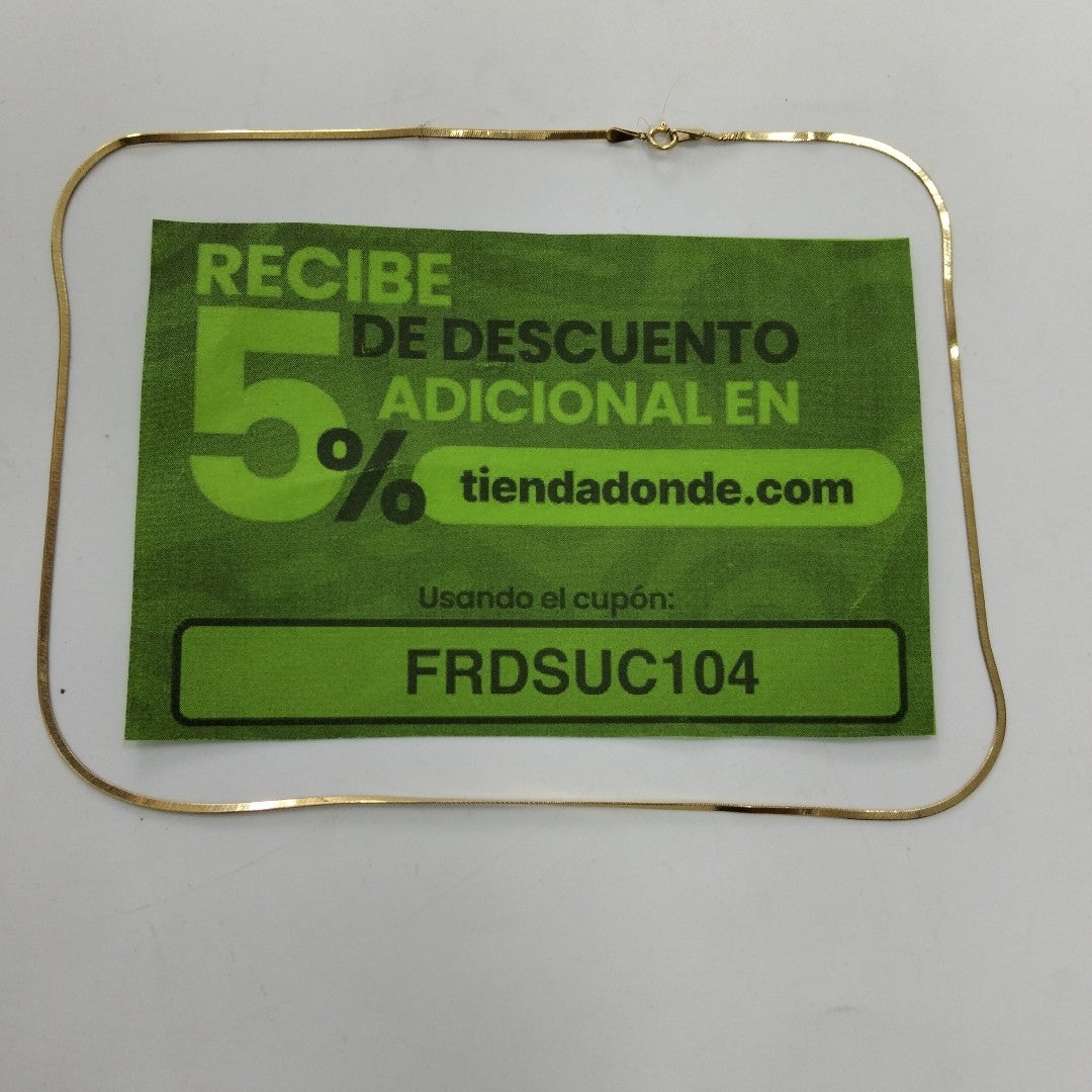 GARGANTILLA ORO 14 K 2,50 GRMS (SEMINUEVO)